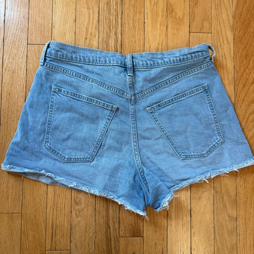 Universal Thread Light Blue & Black High-Rise Denim Jean Shorts Duo - Picture 4 of 9